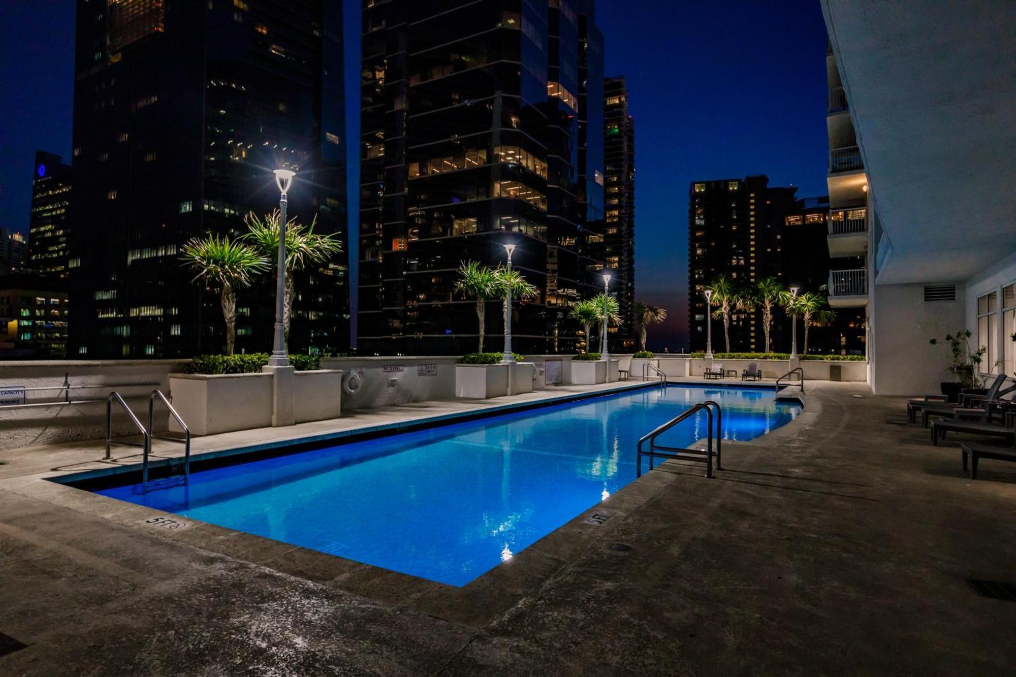 Upscale Brickell 3 Bedroom With Water Views And Free Parking Miami Exteriér fotografie